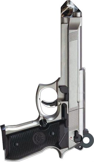 45 mm HAND GUN House Key Blank KWIKSET KW REALLY COOL 
